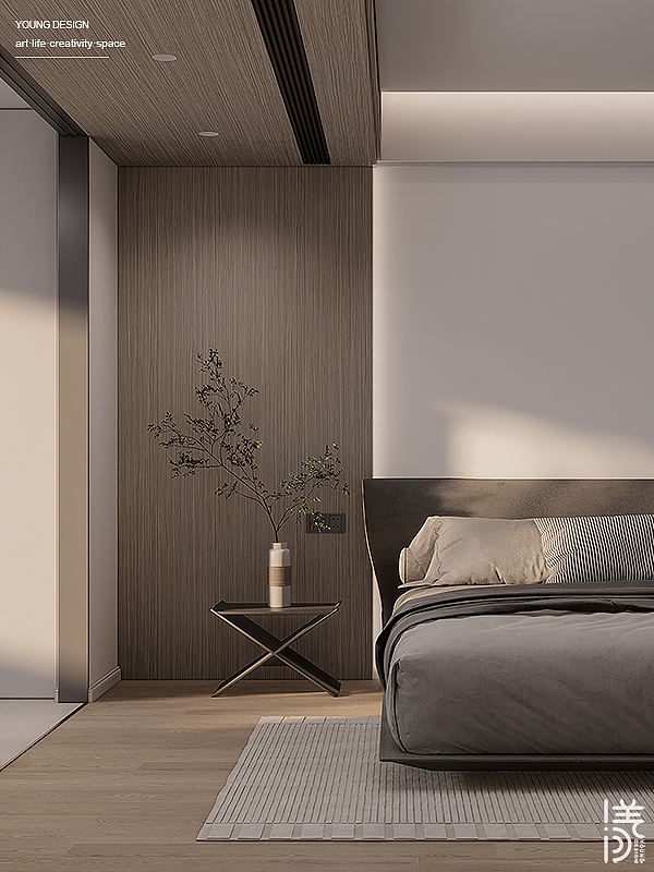 湖畔林间,摇椅悠然,家的温馨正在升温......