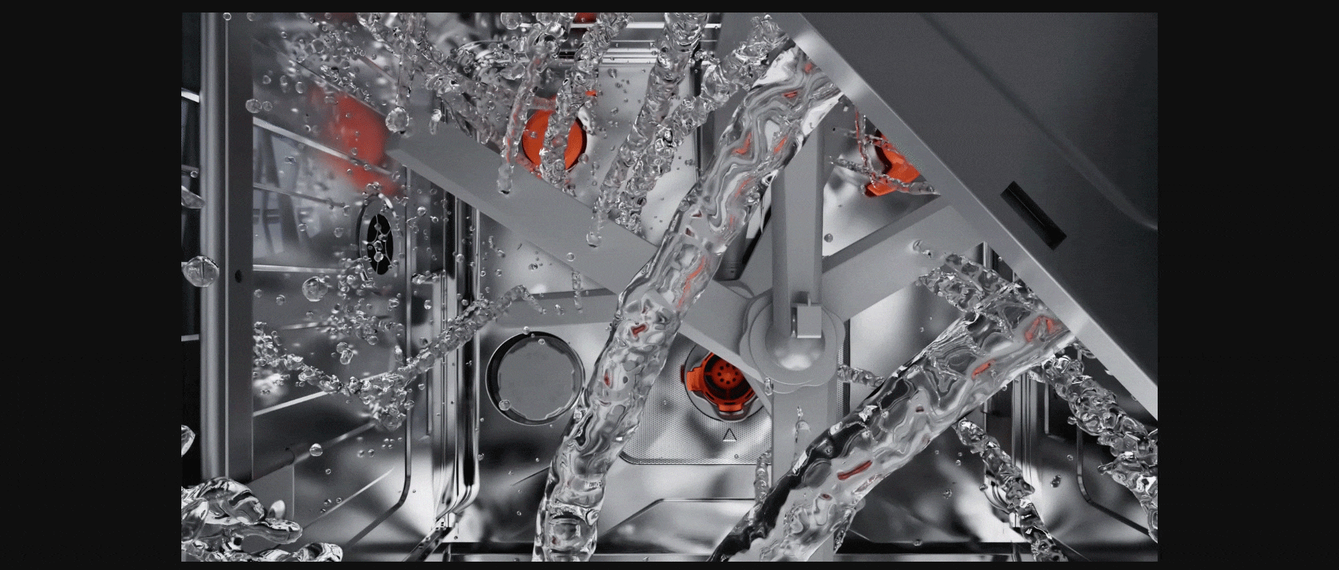 洗碗机动态三维