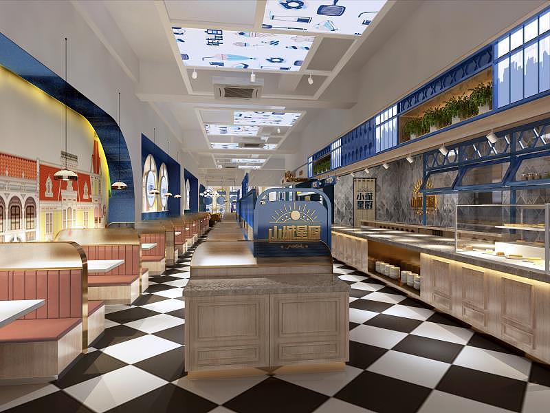 牛排自助西餐厅VI设计-小城星厨