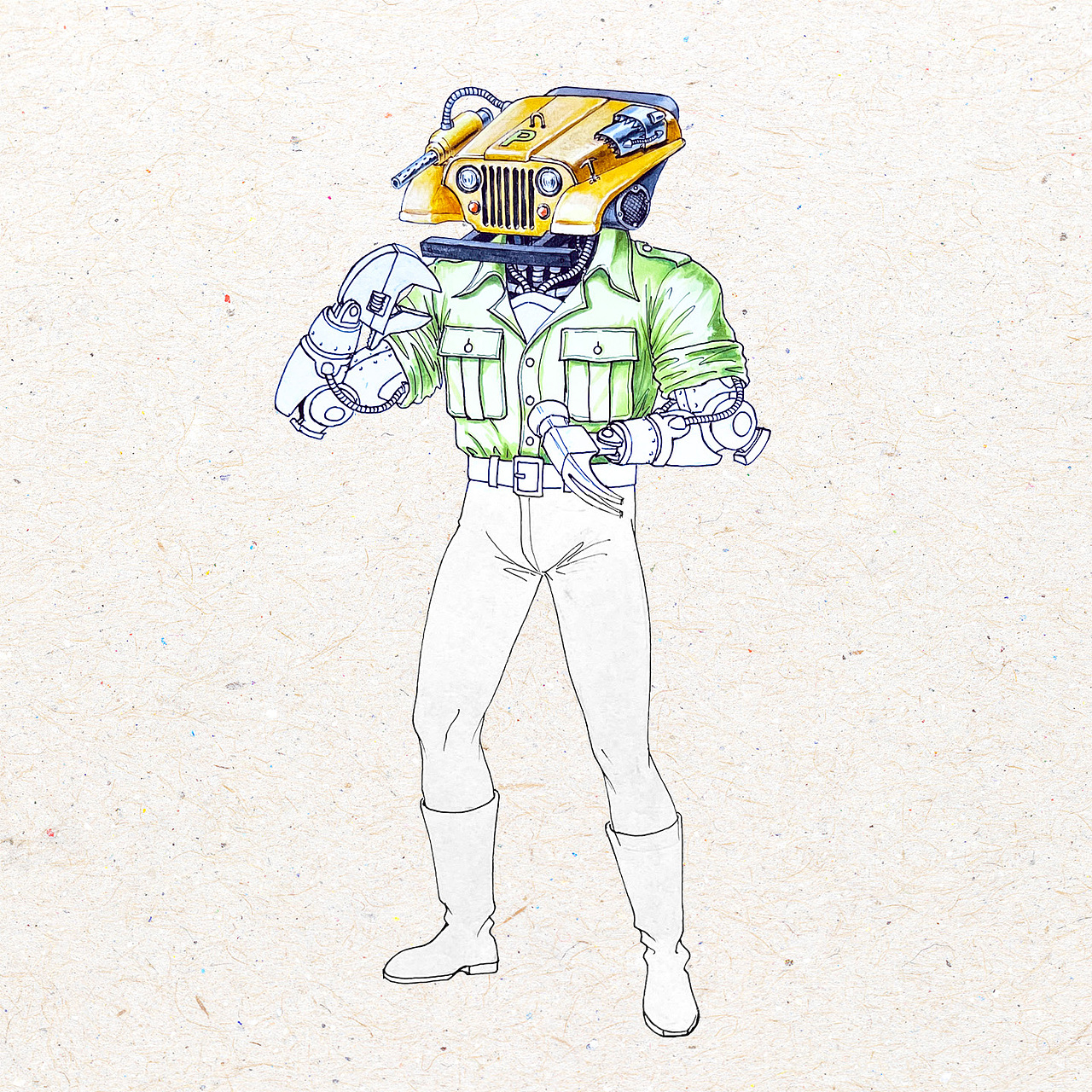 凯迪拉克与恐龙 Mustapha Cairo（图ZMzQ4NjMxMjE2） - 概念设定 - 站酷设计师铸剑为犁SIP原创素材 - 站酷ZCOOL