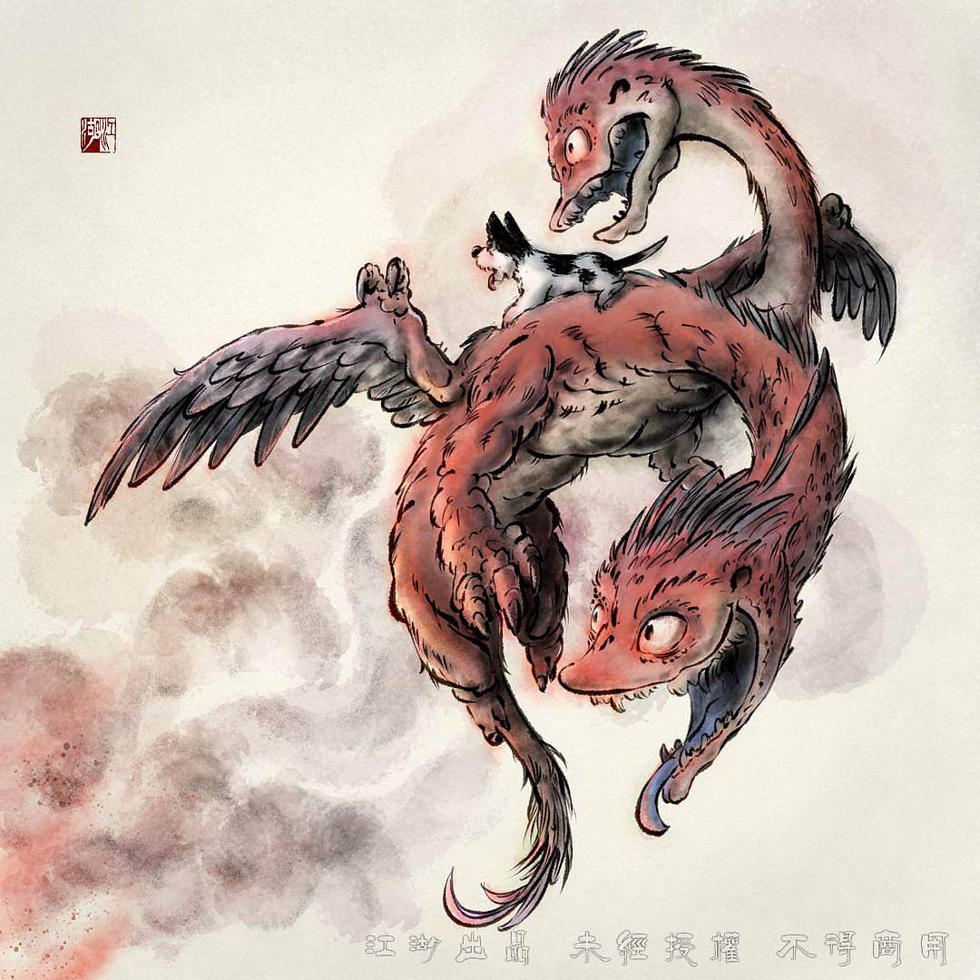 《丁丁山海游记》5（图ZMzA4MTAzOTMy） - 绘本 - 站酷设计师画师江湖原创素材 - 站酷ZCOOL