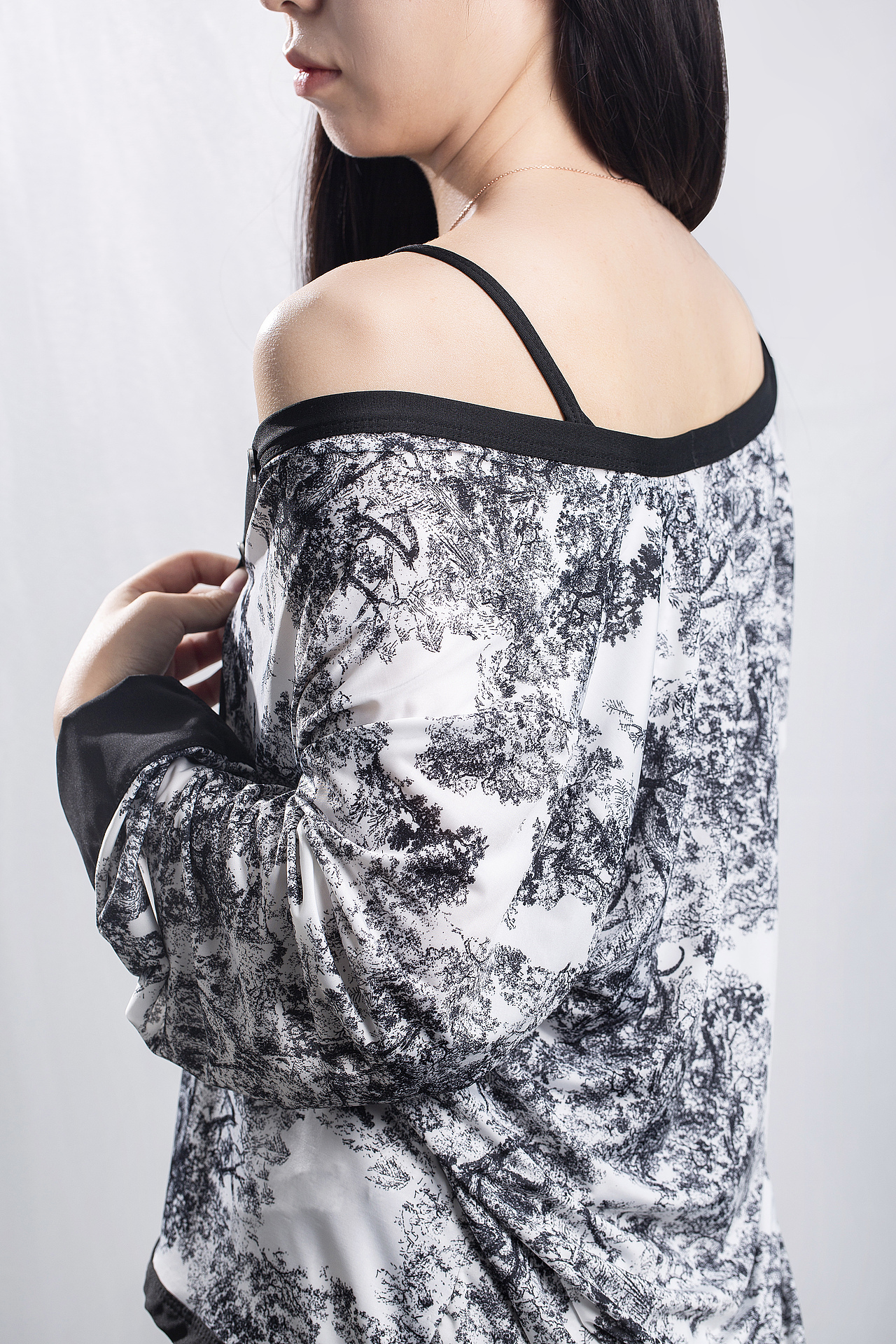 国潮水墨画居家睡衣