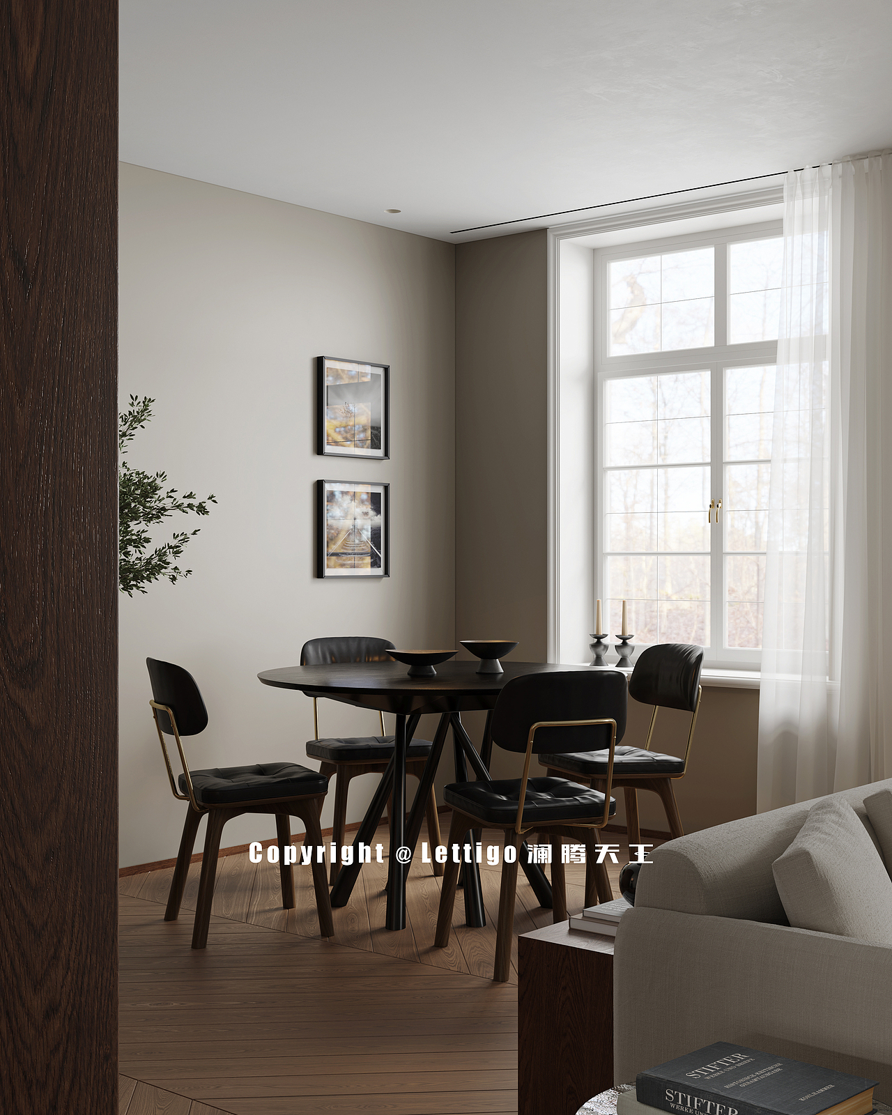 中古风客厅|是复古老电影里才有的高级质感