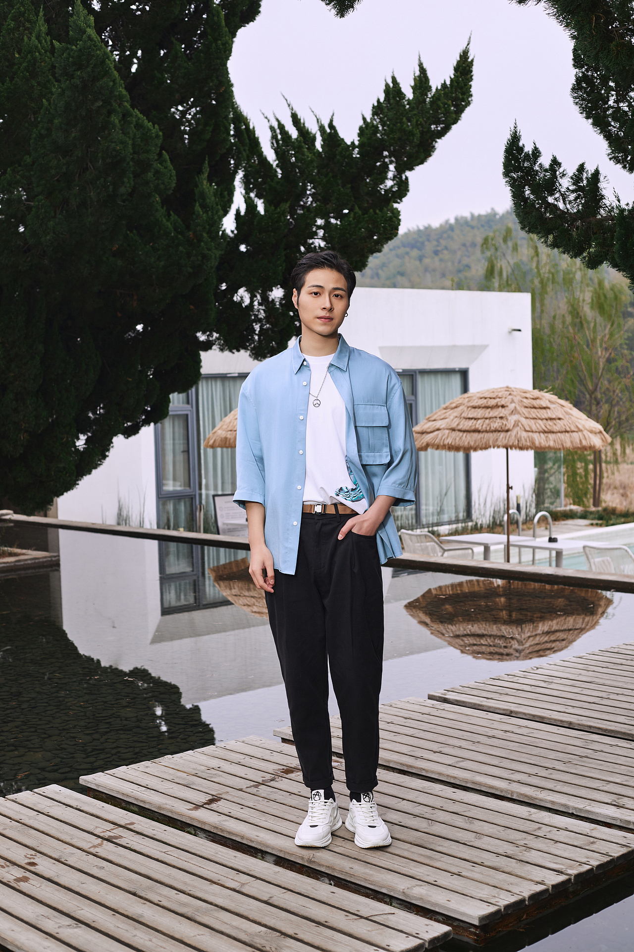 迹风男装夏季拍摄