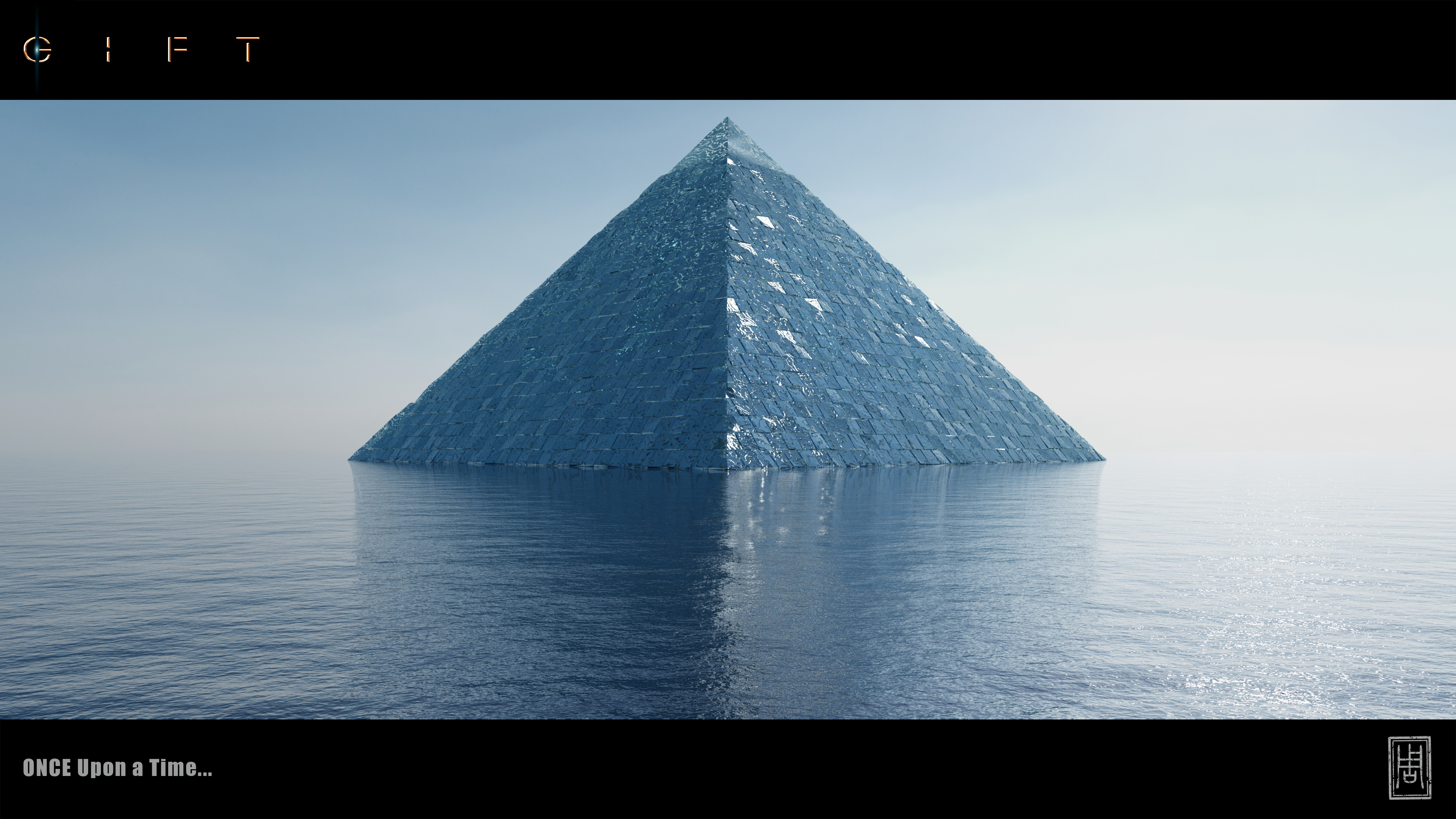 海上金字塔全貌