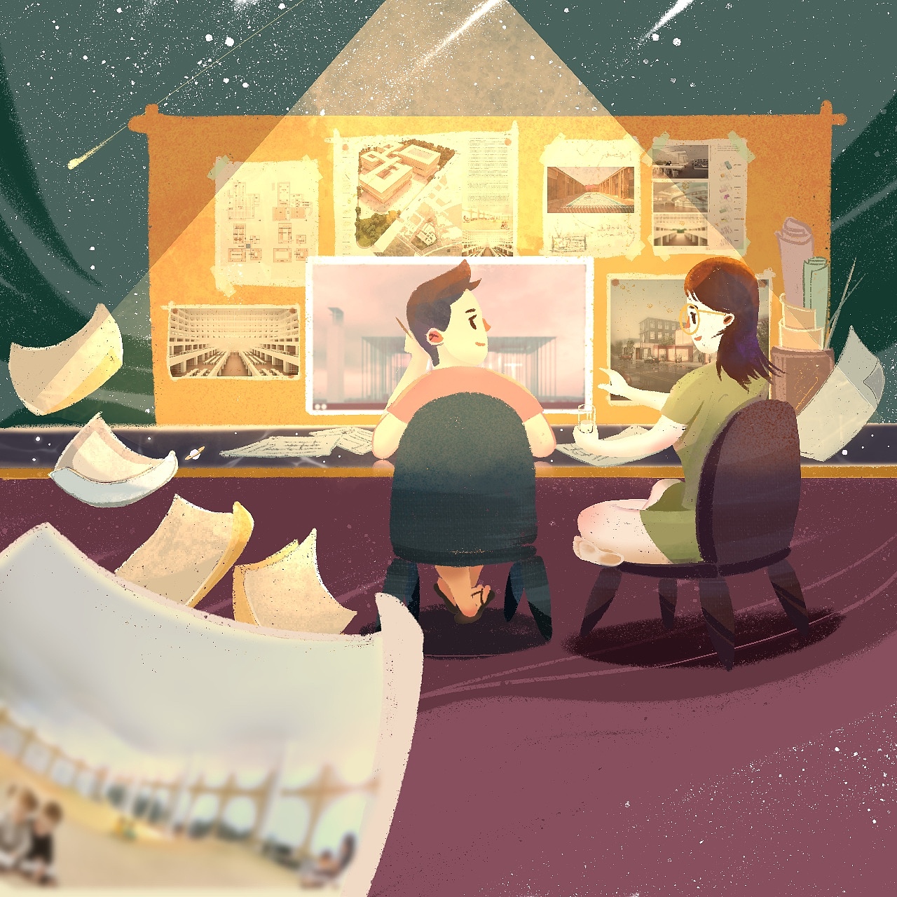 把站酷当硬盘:美好记忆彩色片段