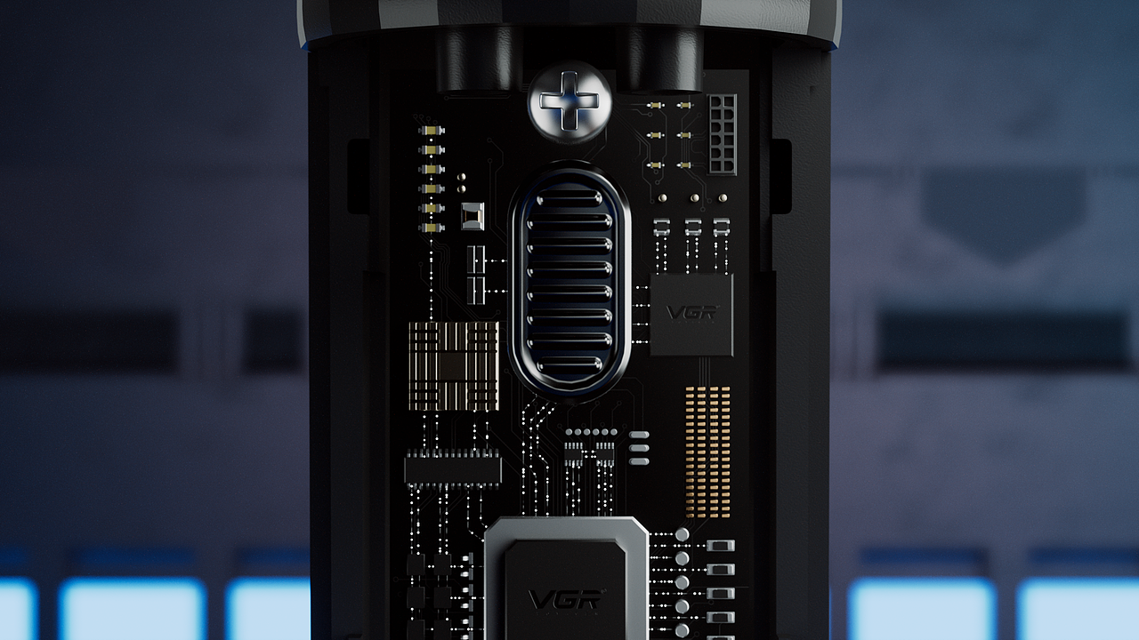 【三维产品动画】VGR负离子护发高速吹风机