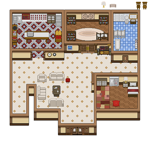 毕业设计像素画场景