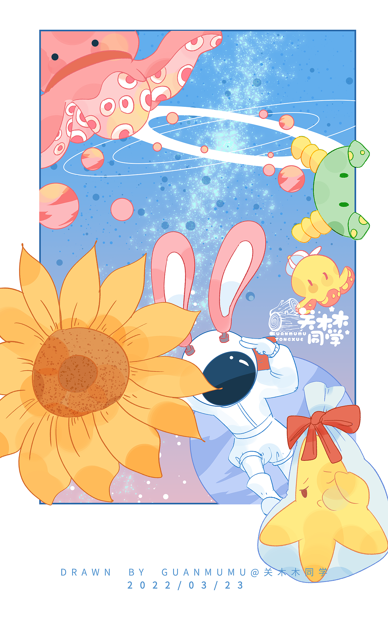 合集丨三四月画的一些可爱的图（图ZMzAwNDQ2NjI0） - 创作习作 - 站酷设计师关木木同学原创素材 - 站酷ZCOOL