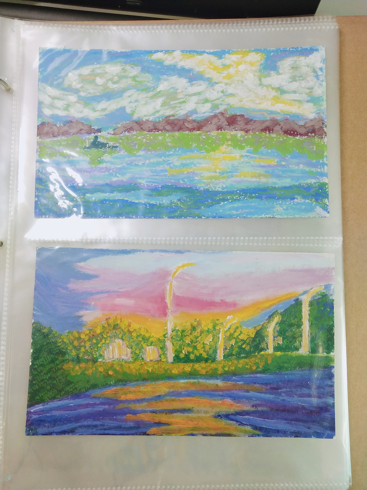 乱涂乱画油画棒➕水粉(送给自己的画册集6)