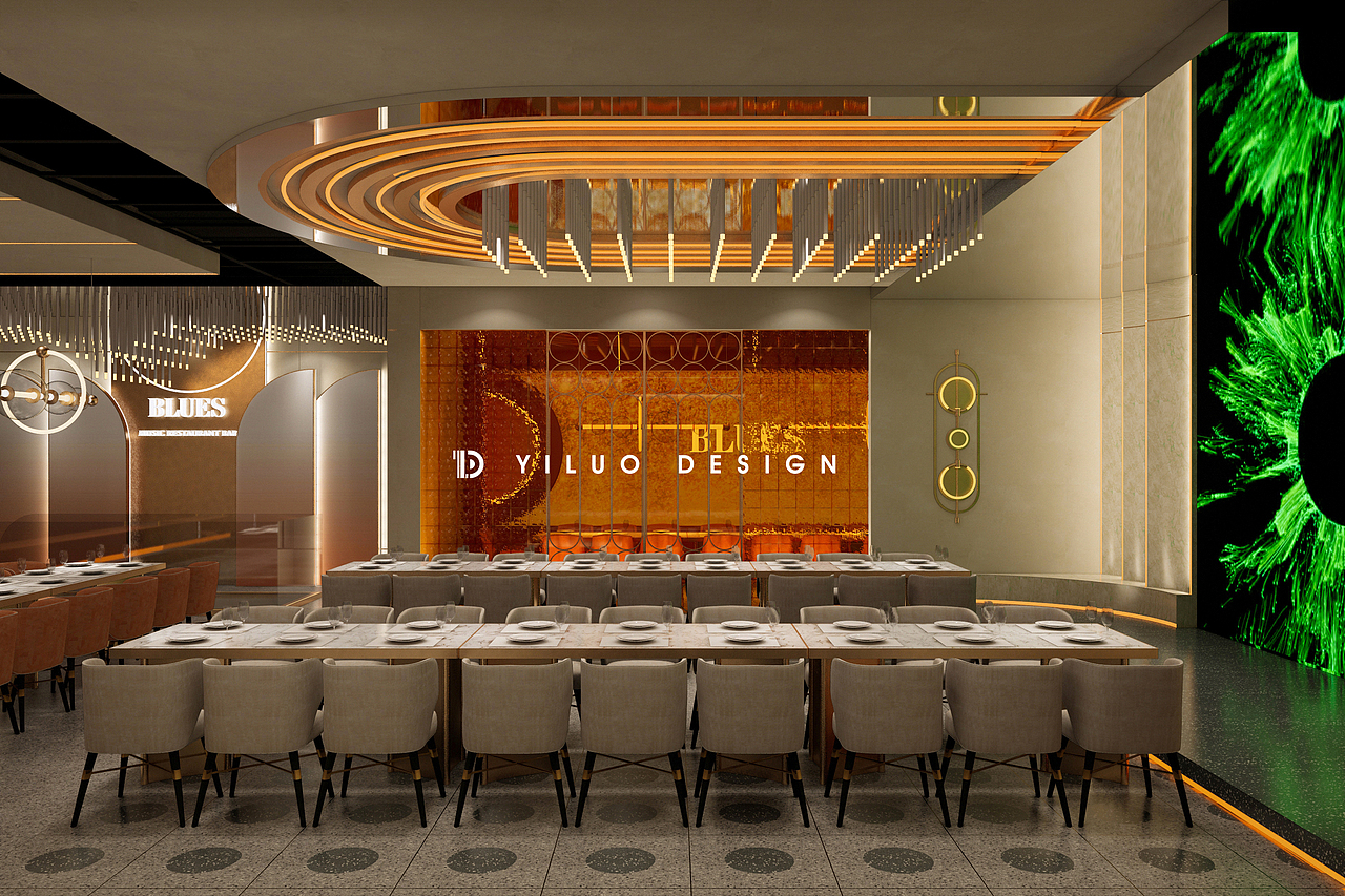 YLD STUDIO｜BLUES音乐餐吧空间形象设计（图ZMzAxNzU0OTUy） - 酒店餐饮设计 - 站酷设计师一落设计事务所原创素材 - 站酷ZCOOL