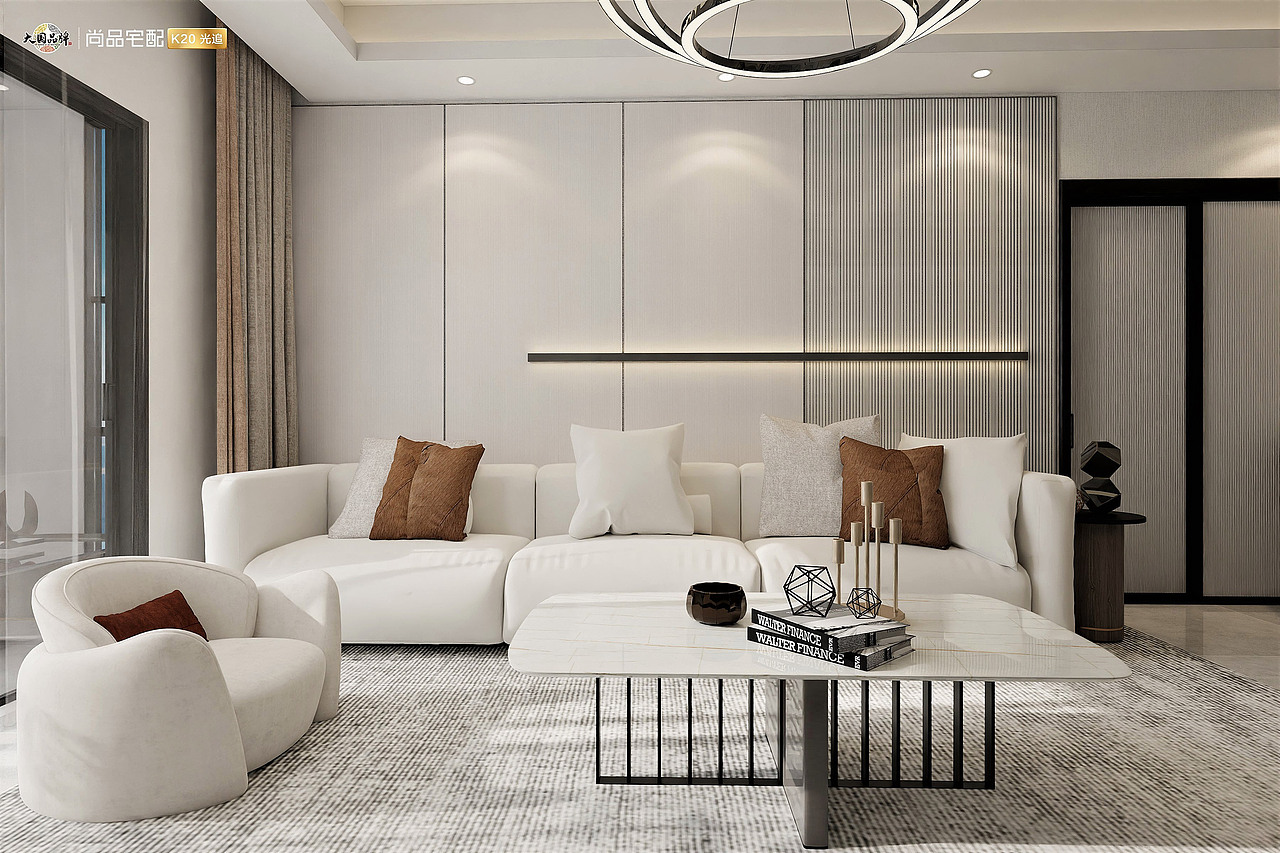 昆明装修公司木菲美家:俊发彩云城辰湾3室2厅现代风格