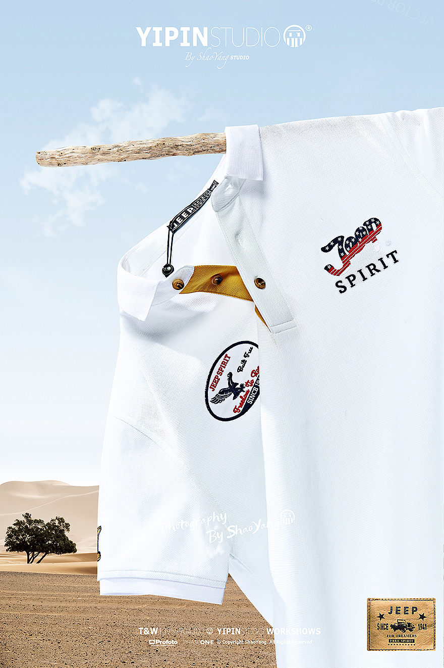 POLO短袖KV图拍摄  | jeep × 一品视觉主题海报图摄影