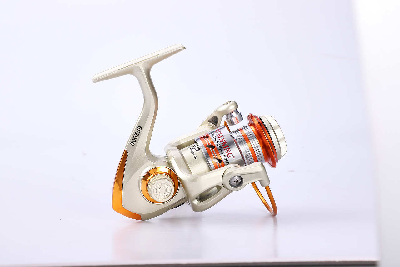 跨境产品渔具鱼轮图片拍摄