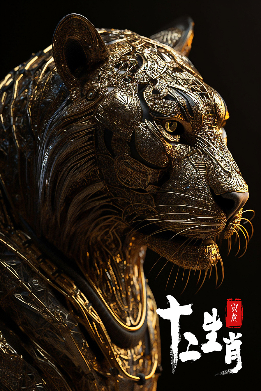 AI智能 十二生肖系列 midjourney