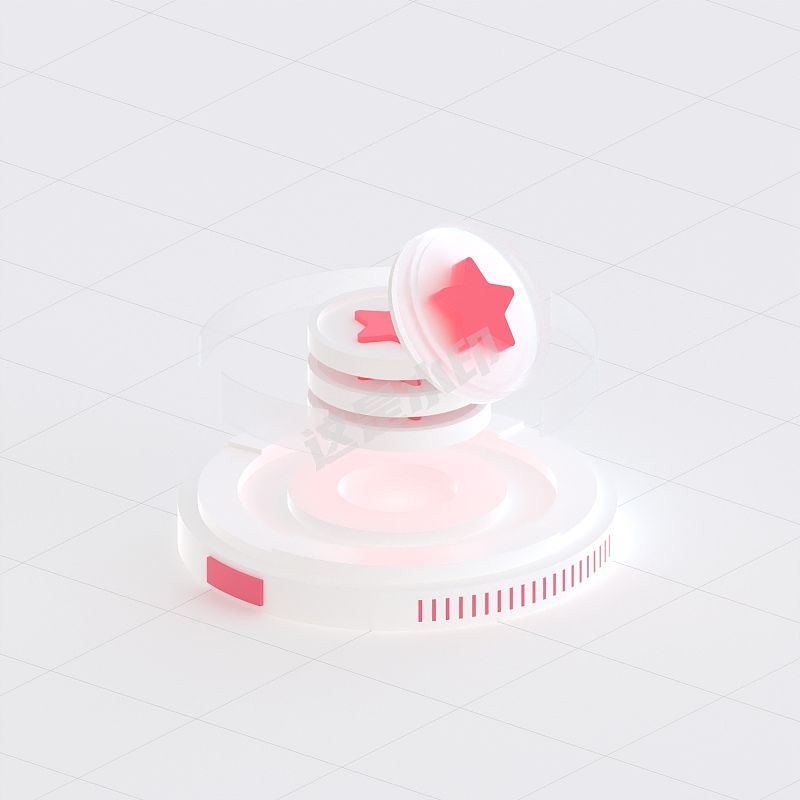 [blender] B端红色点缀简约风格3D玻璃质感图标（图ZMzY5MzA0MjY4） - 其他三维 - 站酷设计师Gillian吉莉安原创素材 - 站酷ZCOOL