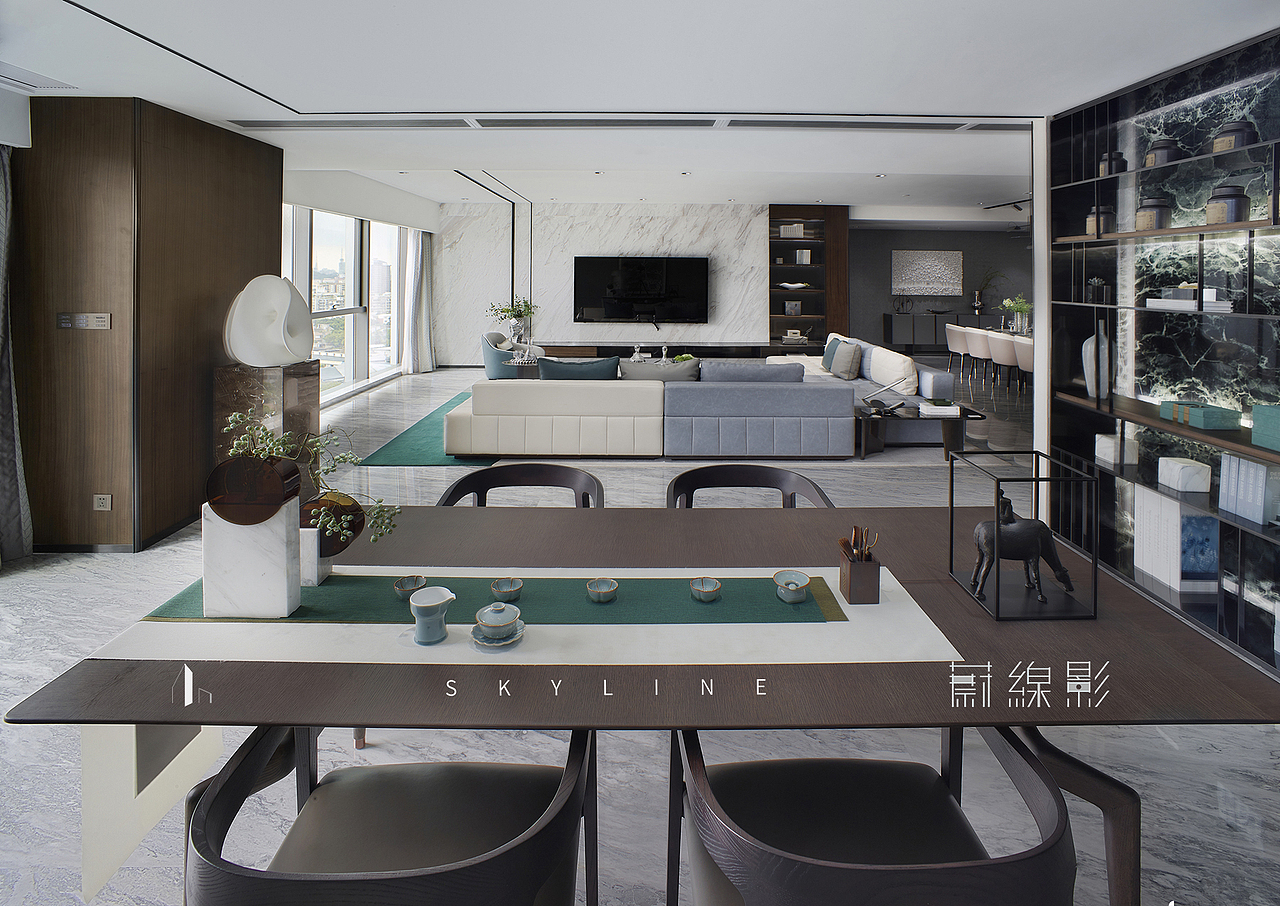 地产样板间拍摄|广州白云之窗,320㎡精奢大平层豪宅房