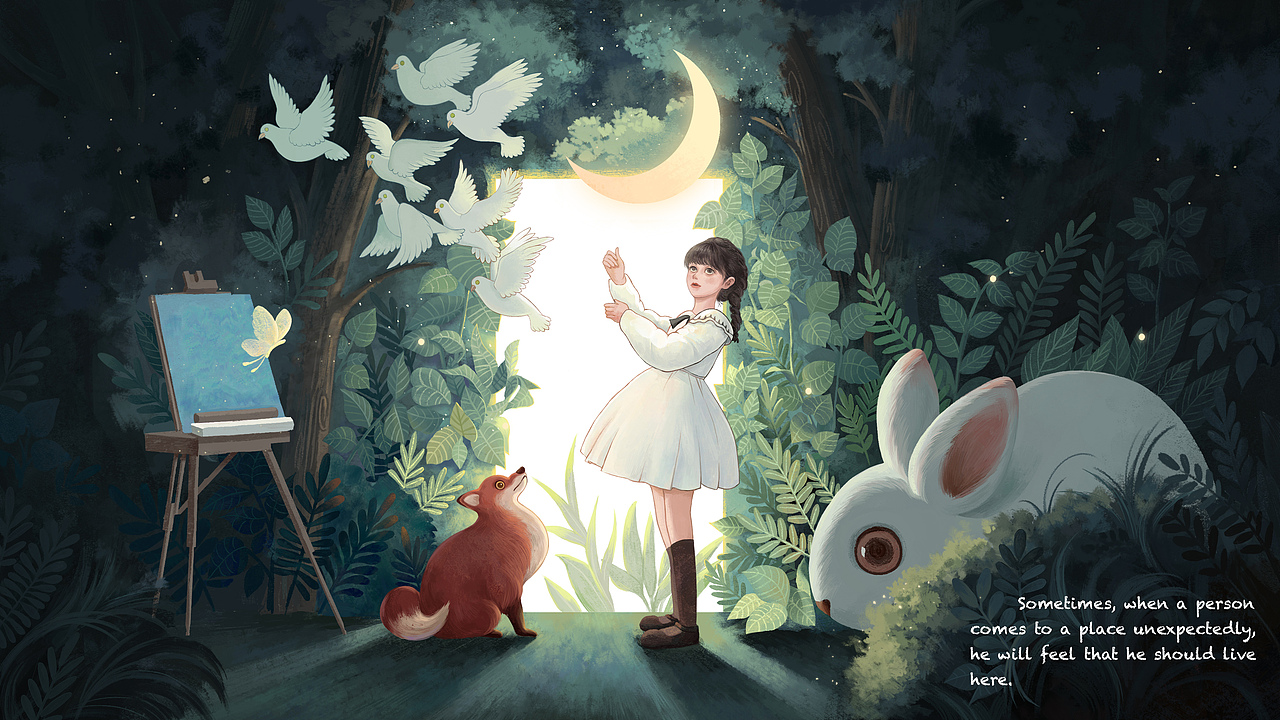 鹿又西|插画年终总结2022