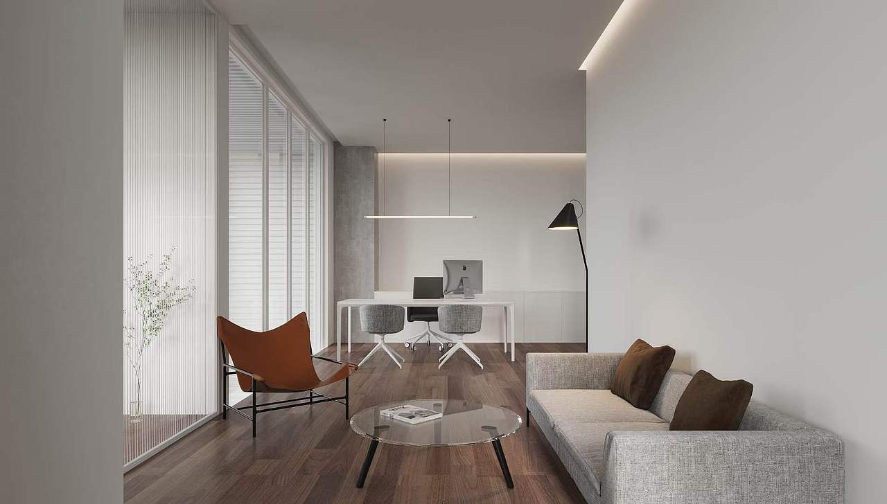 办公室|追求简洁大方的格局，强调功能性设计（图ZMzU3NTcyODEy） - 商业空间设计 - 站酷设计师梁欣婧原创素材 - 站酷ZCOOL