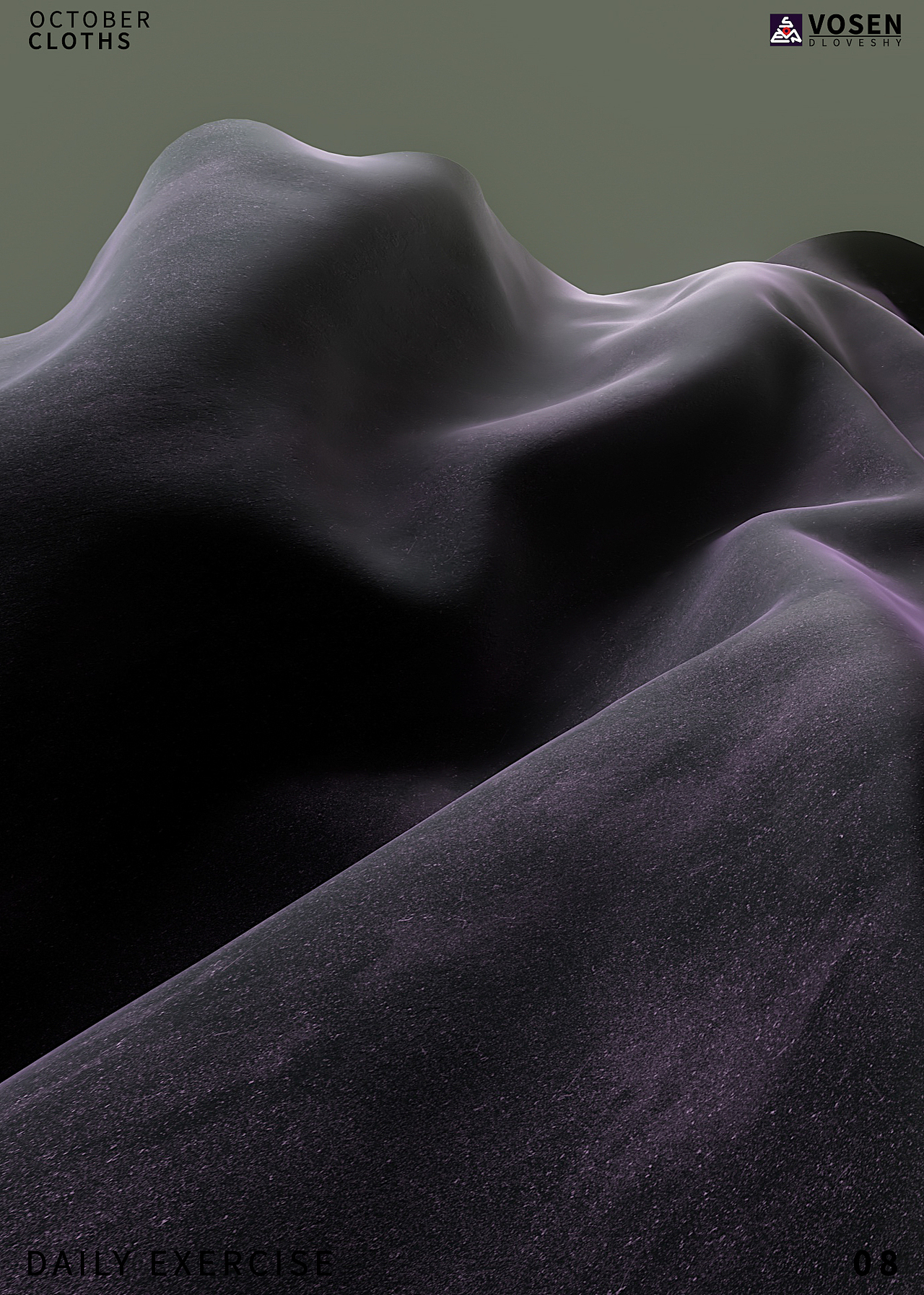 【布料/植物】十月主题日练