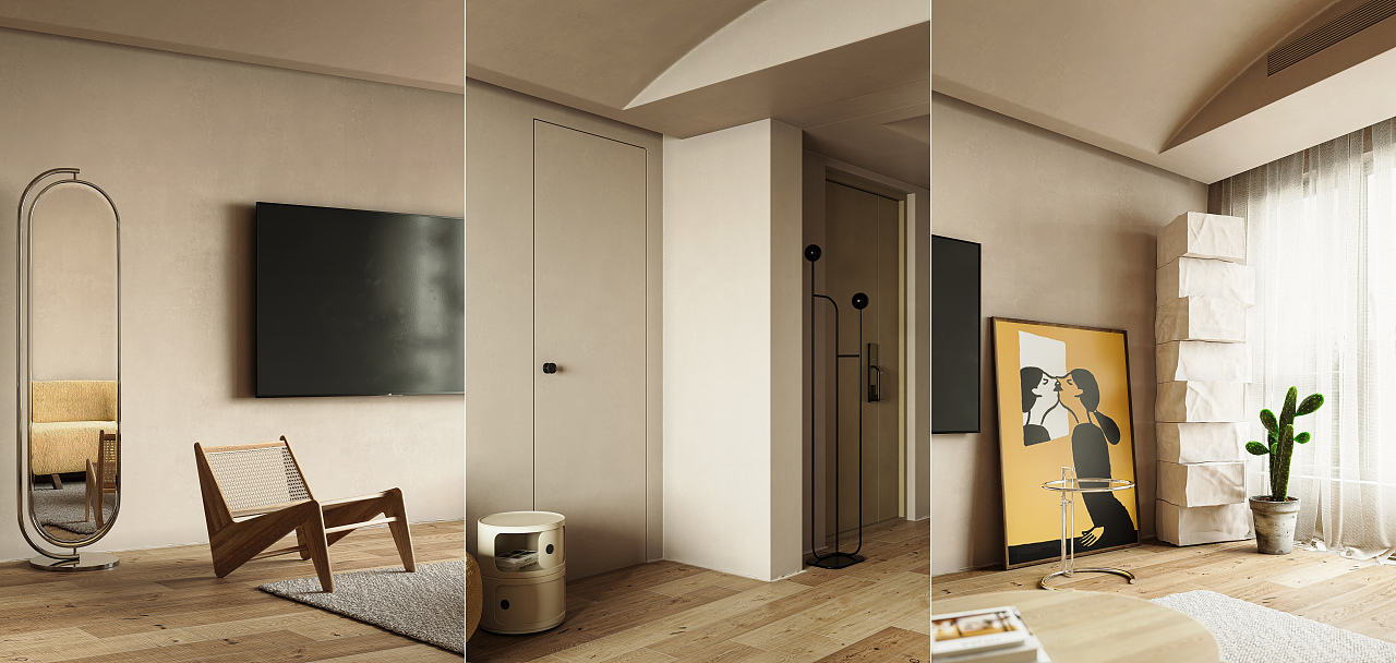 复古自然感的家（图ZMzA3NDIyMDky） - 家装设计 - 站酷设计师盈绮视觉深化原创素材 - 站酷ZCOOL