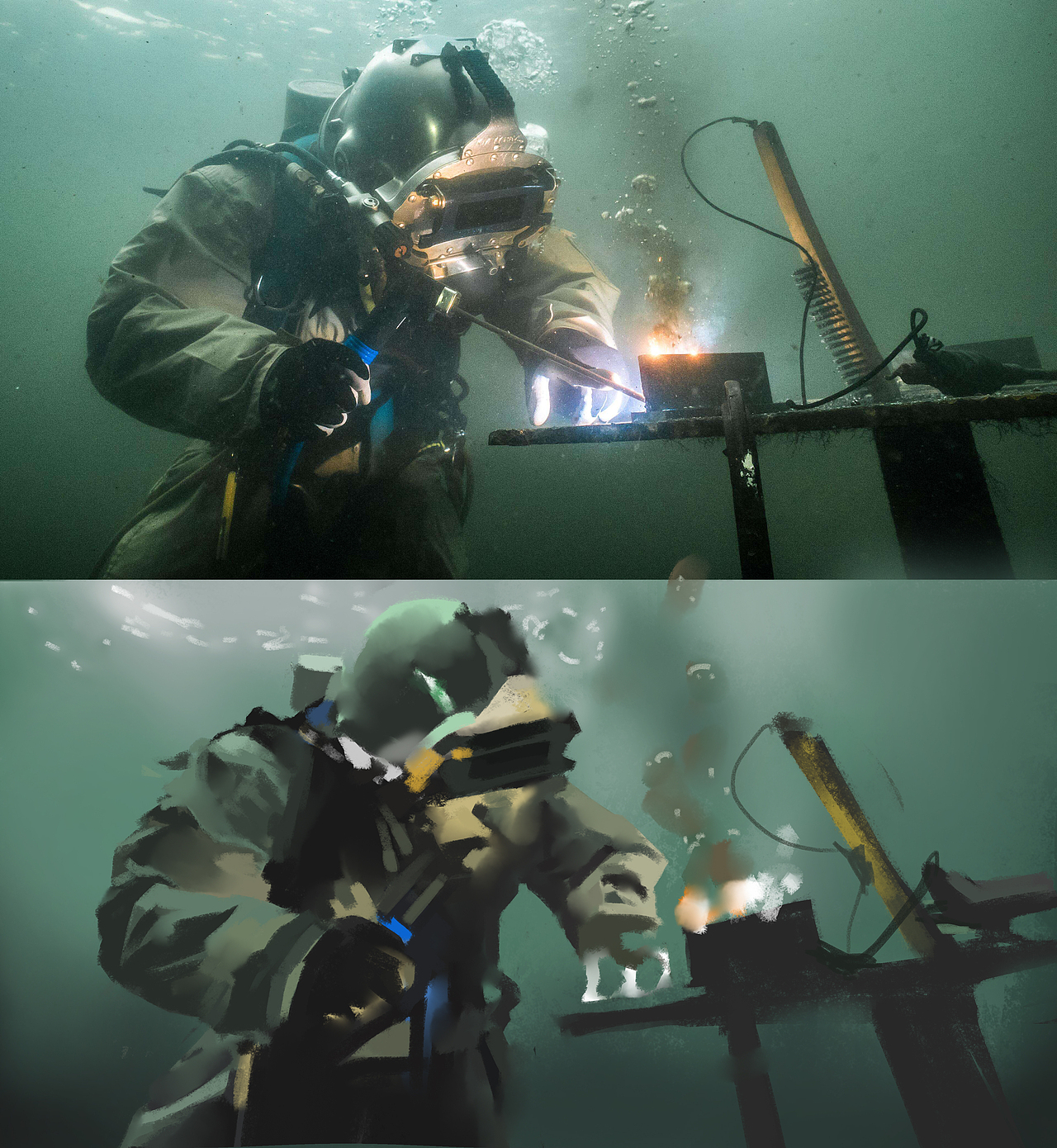 30分钟照片速涂（图ZMzEwNzM0Mzc2） - 绘画 - 站酷设计师喳叽叽原创素材 - 站酷ZCOOL