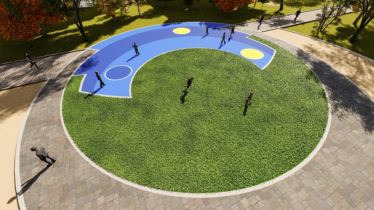 某儿童活动场地