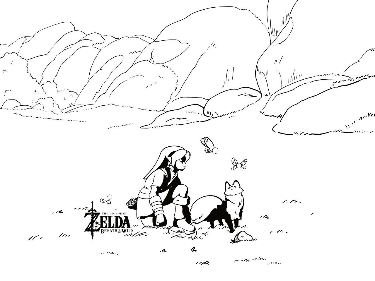 塞尔达传说：旷野之息同人绘画（图ZMzIzMDE1ODIw） - 创作习作 - 站酷设计师AEND原创素材 - 站酷ZCOOL
