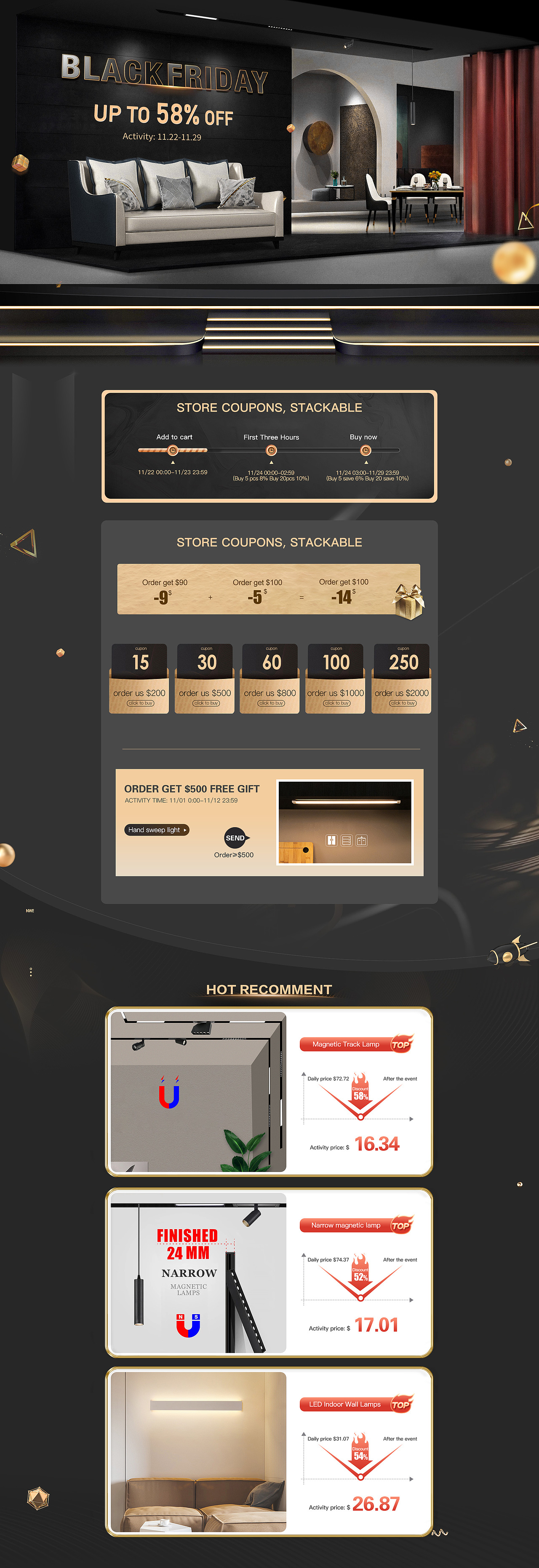 黑五活动页面（图ZMzI0MDgzOTY0） - 电商 - 站酷设计师梦想1克拉原创素材 - 站酷ZCOOL