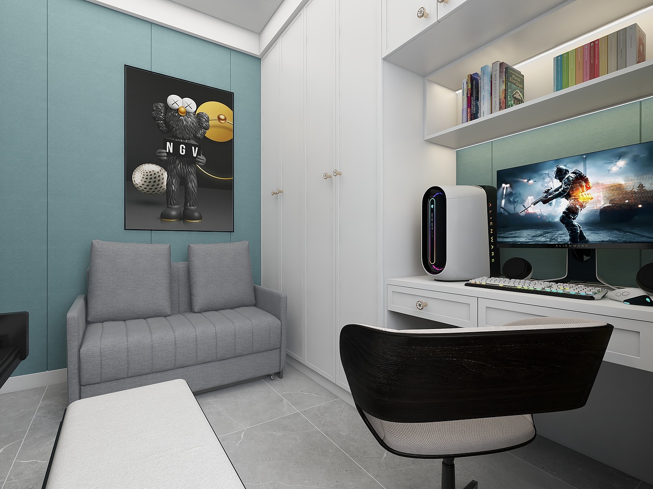 四川岳池御龙湾（111平方地中海三居室）（图ZMzE2ODgyMDgw） - 家装设计 - 站酷设计师设计师成爽原创素材 - 站酷ZCOOL