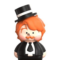 周大肠IP形象|3D表情包设计