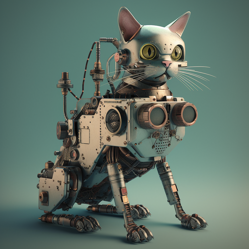 AI | 硅基猫猫诞生记（图ZMzM3NTM2NTY0） - AI作品 - 站酷设计师跑得快哦原创素材 - 站酷ZCOOL