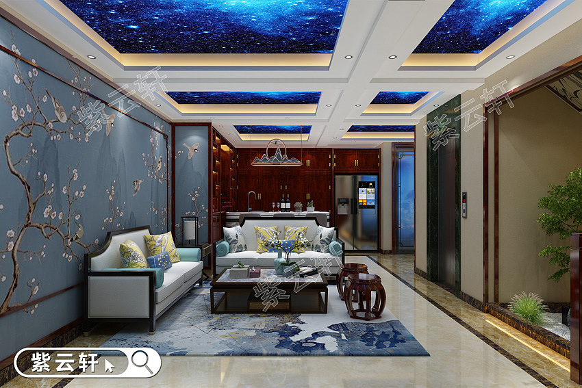 古典中式四合院装修设计影音室