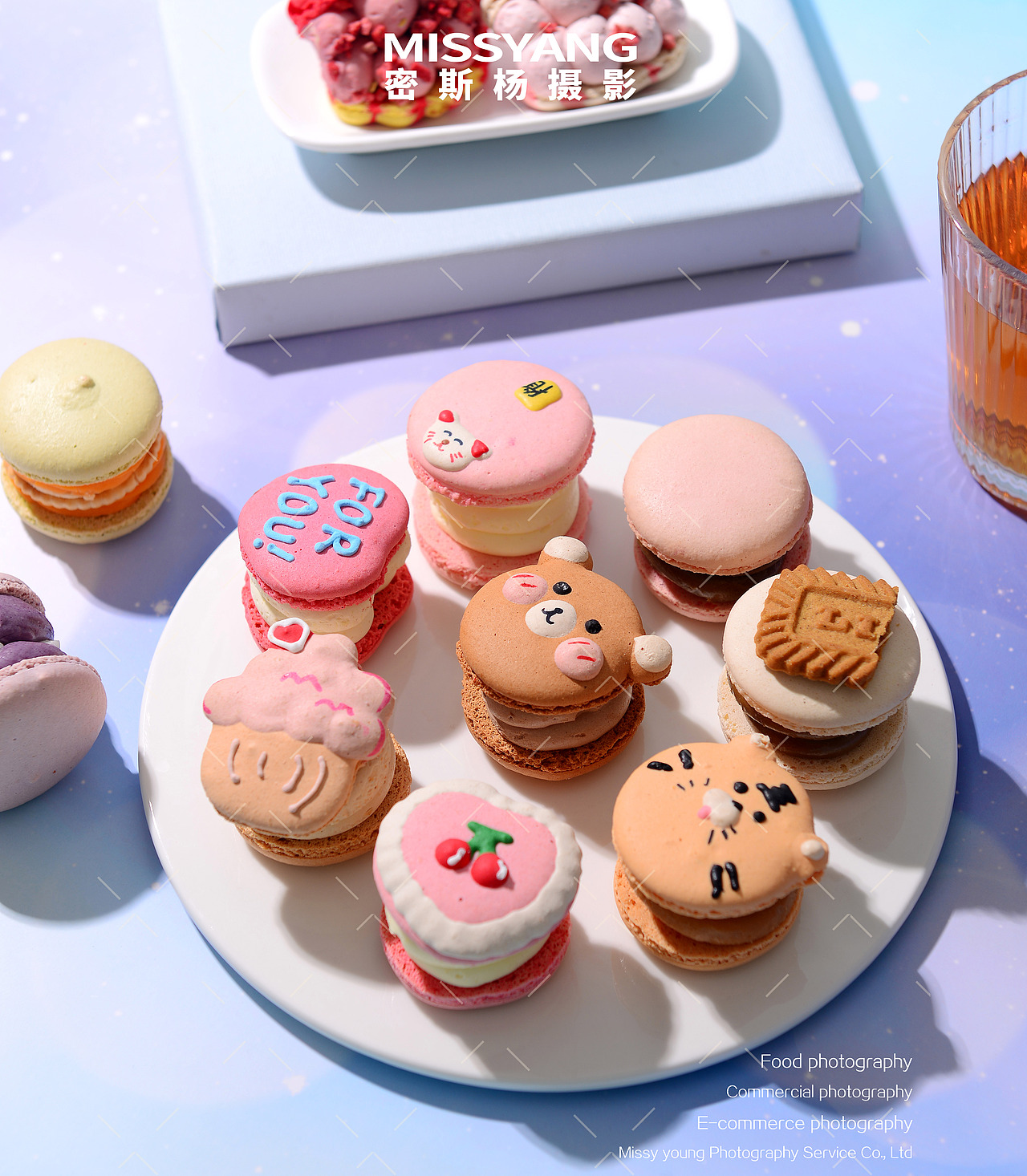 面包零食合集|吐司月饼冰淇淋甜点饼干蛋糕|美食摄影