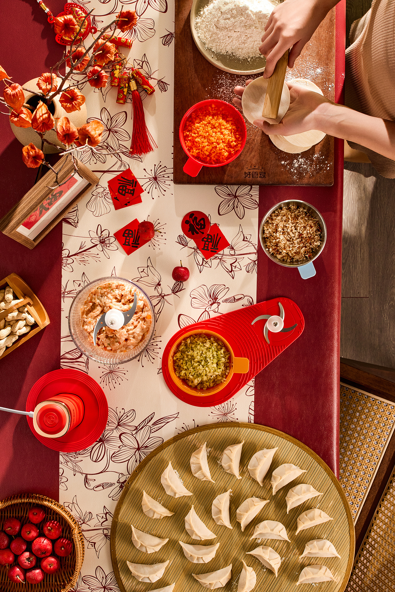 龙年新年风-奥克斯佐料机（绞肉机）（图ZMzU4MzE0NTI0） - 产品摄影 - 站酷设计师KongSuze原创素材 - 站酷ZCOOL