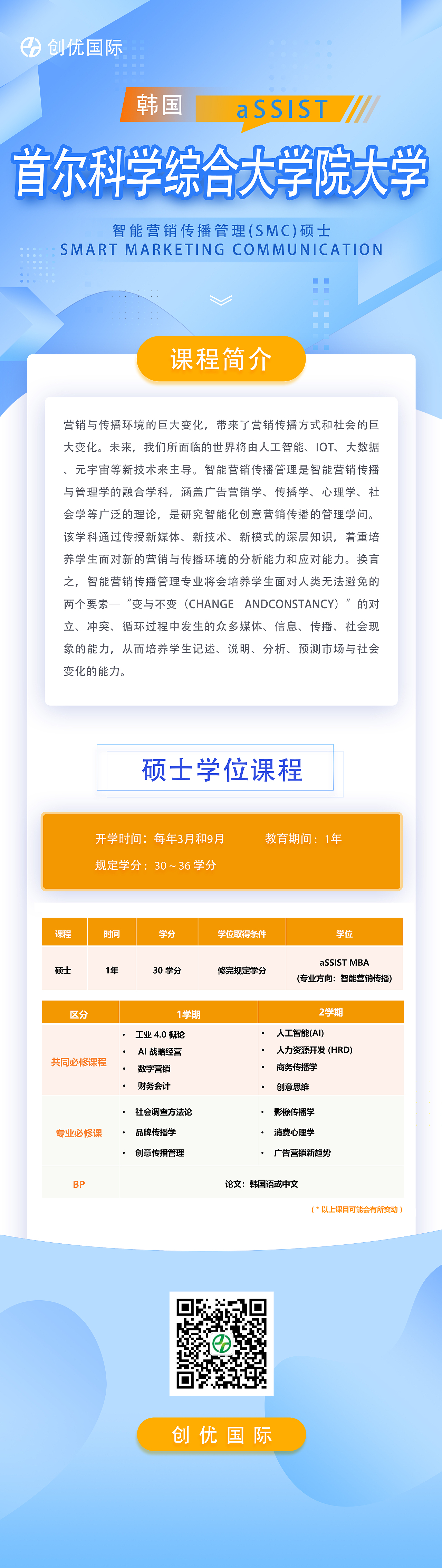 2022年公司企业商务清新风格大气宣传课程介绍项目海报