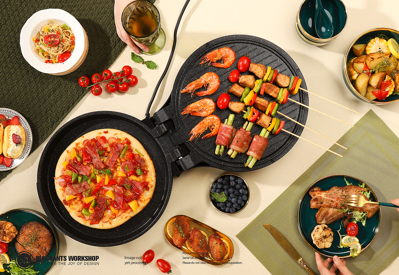 小家电摄影 | 双面电饼铛 ✖ Blcakants