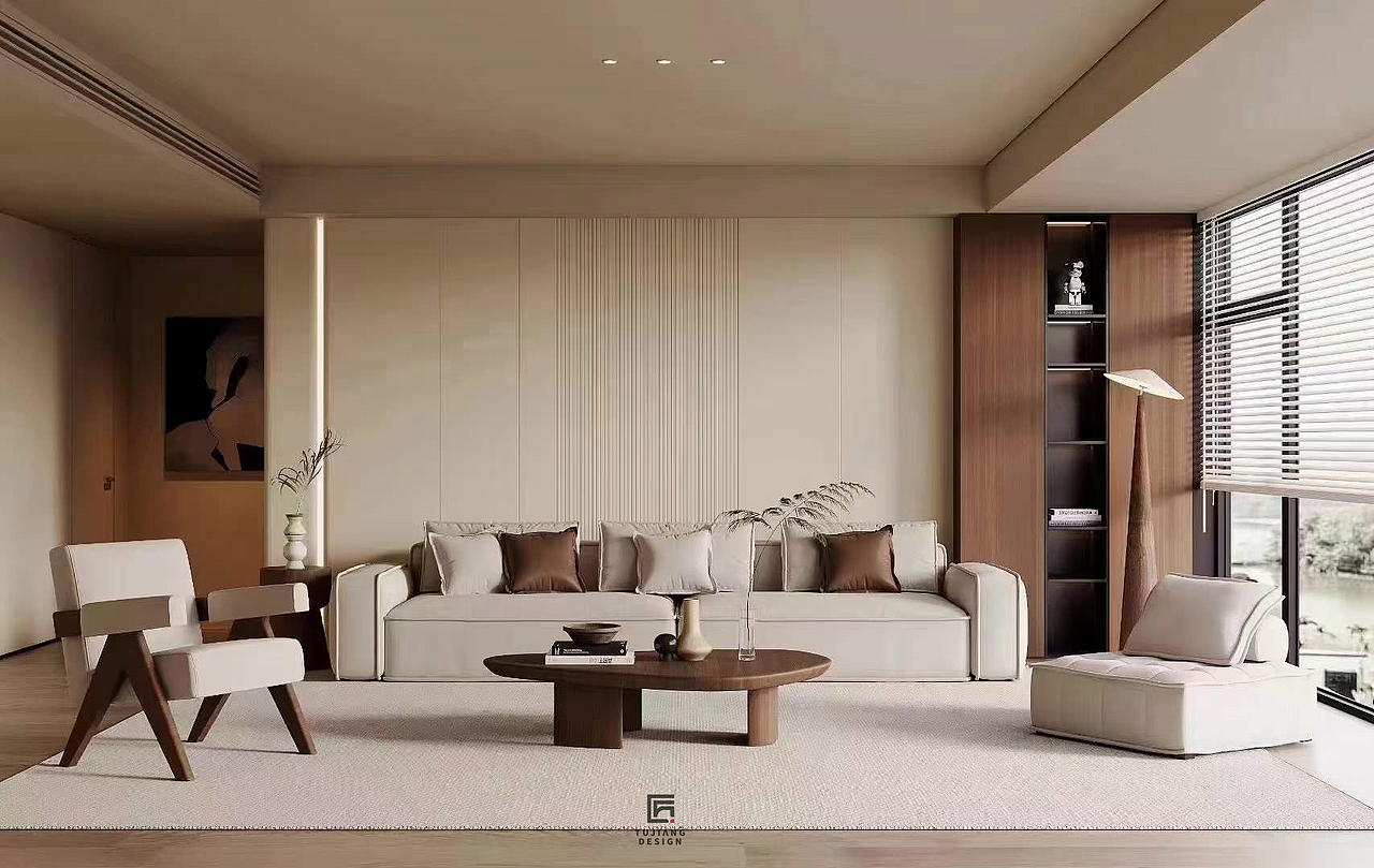 中古风设计案例|浮出复古恬静的格调