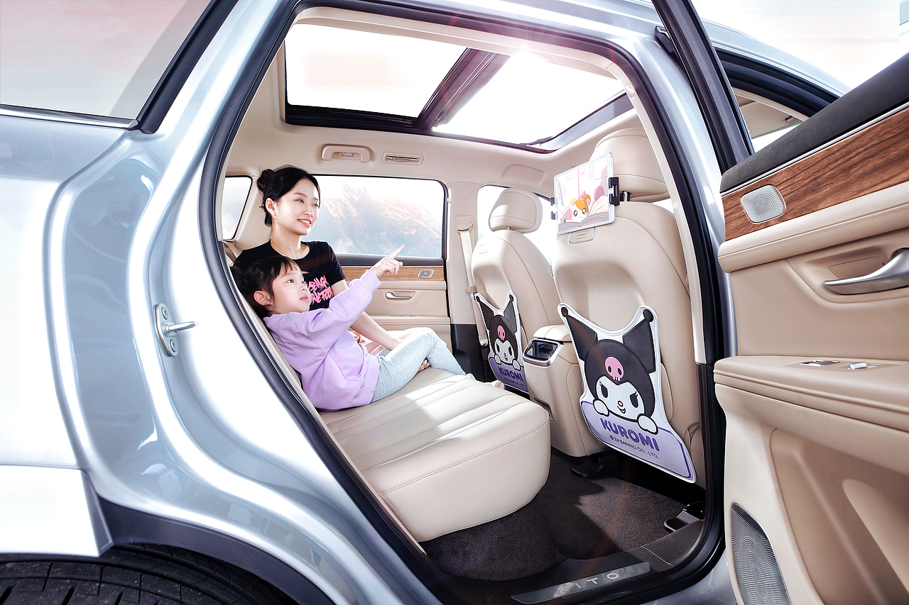 车品拍摄/三丽鸥Sanrio联名车品✖missdeer/汽车防踢垫