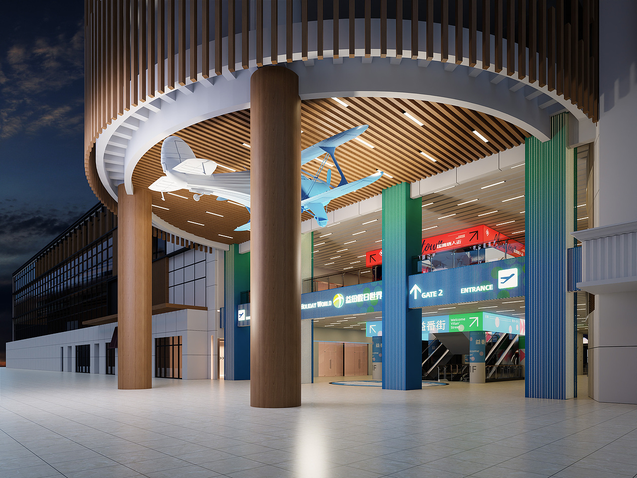 莆田益田假日世界（图ZMzA0NTI0Mzg4） - 商业空间设计 - 站酷设计师xc1988原创素材 - 站酷ZCOOL