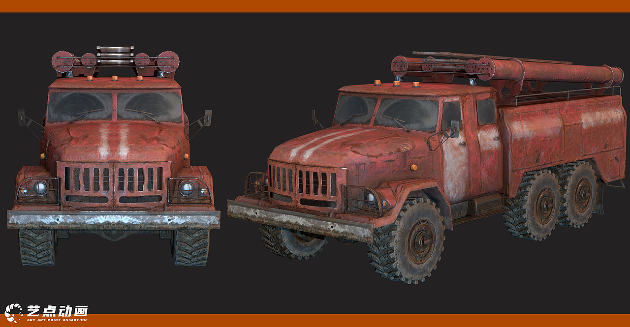 艺点动画学员的细节满满的建模作品