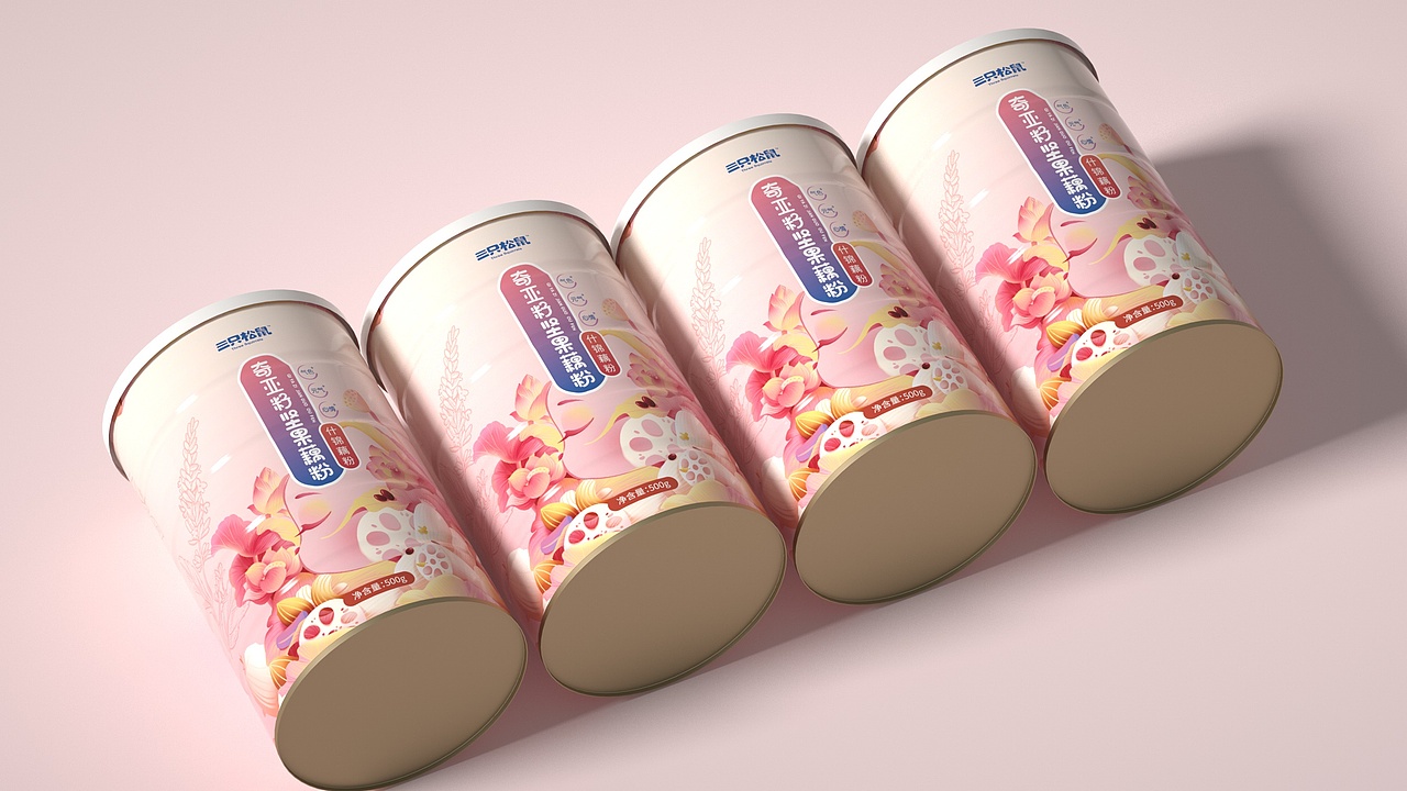 三只松鼠 | 包装设计 | 藕粉