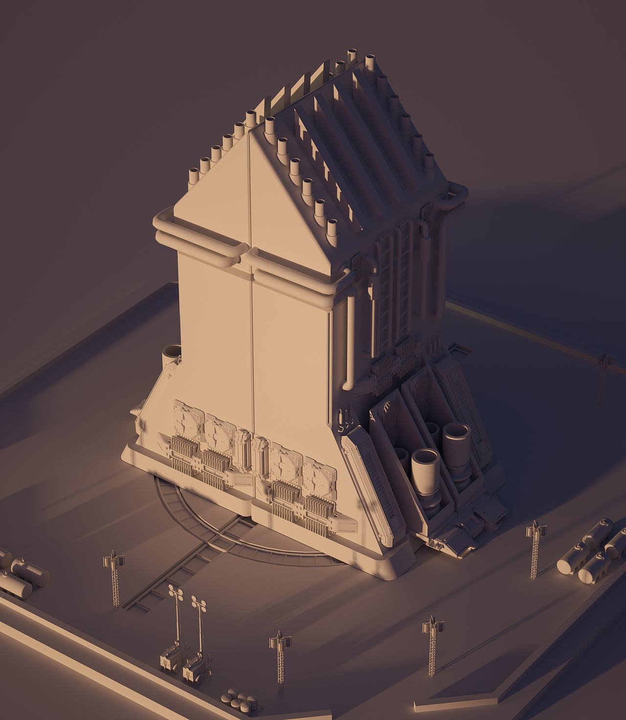 发射井（图ZMzAxMTc5NjQw） - 建筑/空间 - 站酷设计师别致从未惊雀原创素材 - 站酷ZCOOL