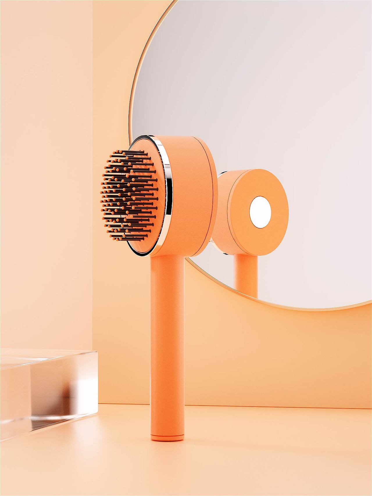 网红款中央3D按压气垫梳（图ZMzI2MDA2NTUy） - 其他三维 - 站酷设计师小二来碗小米粥原创素材 - 站酷ZCOOL