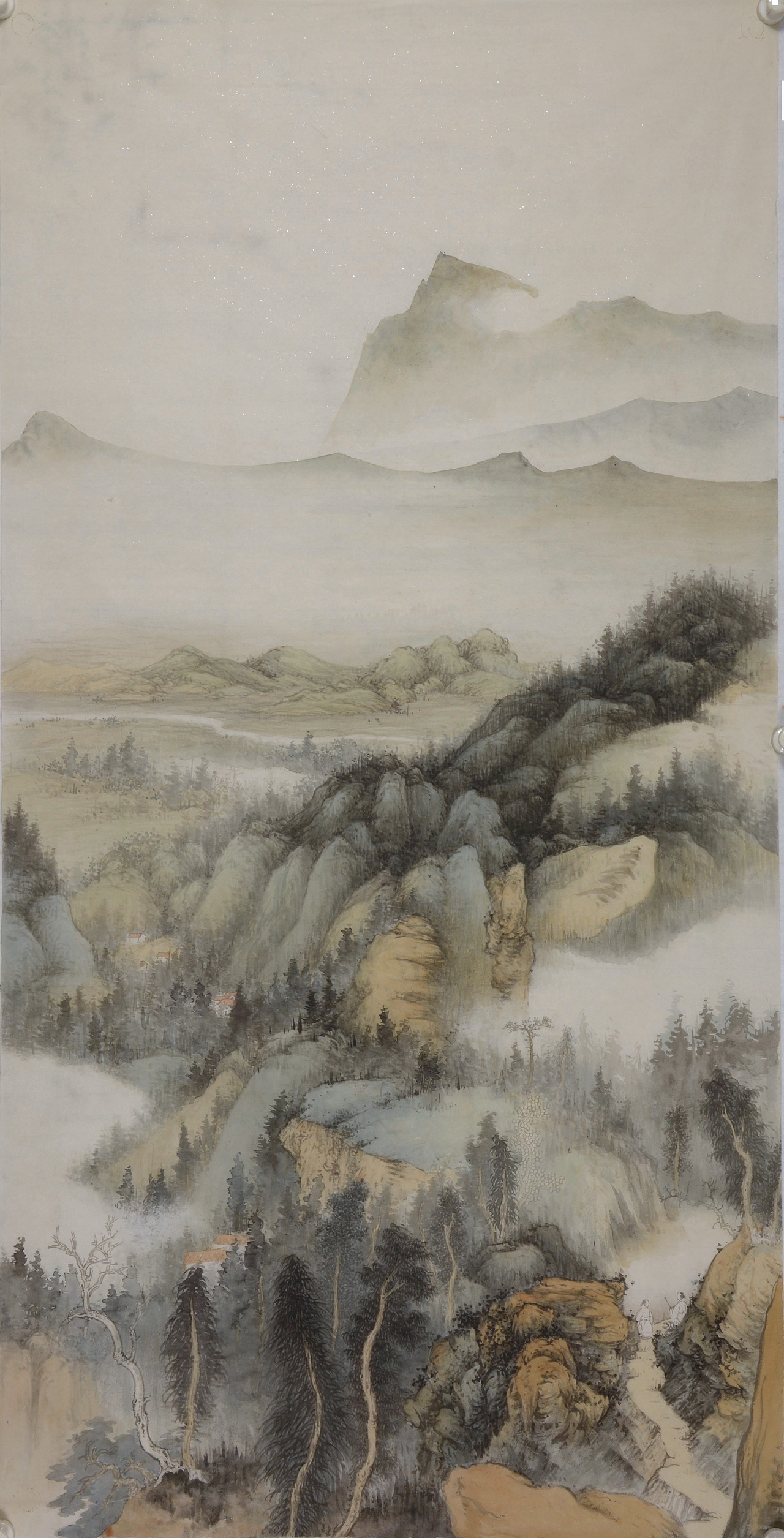 传统国画山水作品