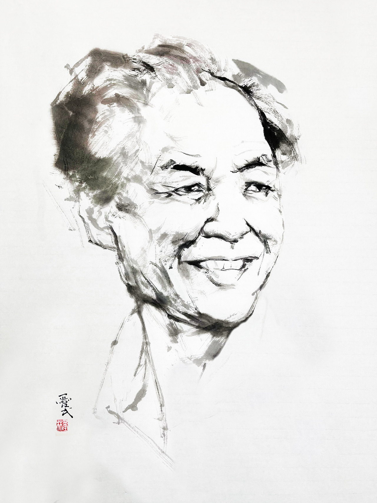 写意人物画（图ZMzA1MTIwNTA4） - 绘画 - 站酷设计师墨林人物画原创素材 - 站酷ZCOOL