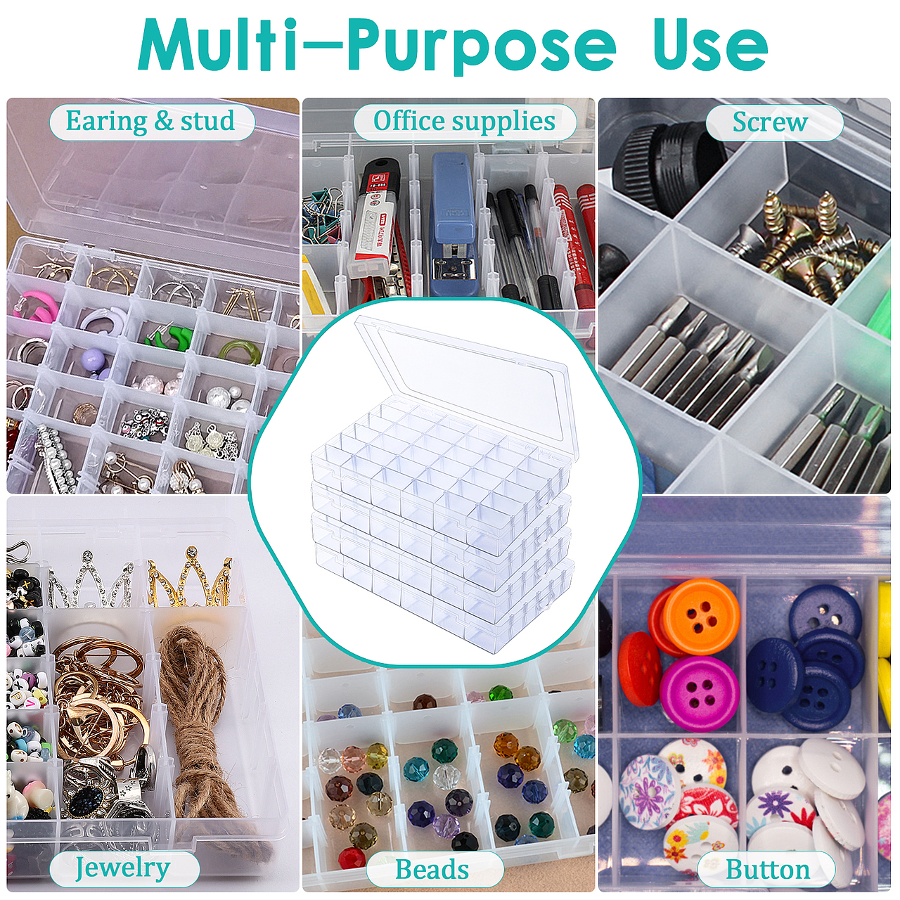 36格透明收纳盒