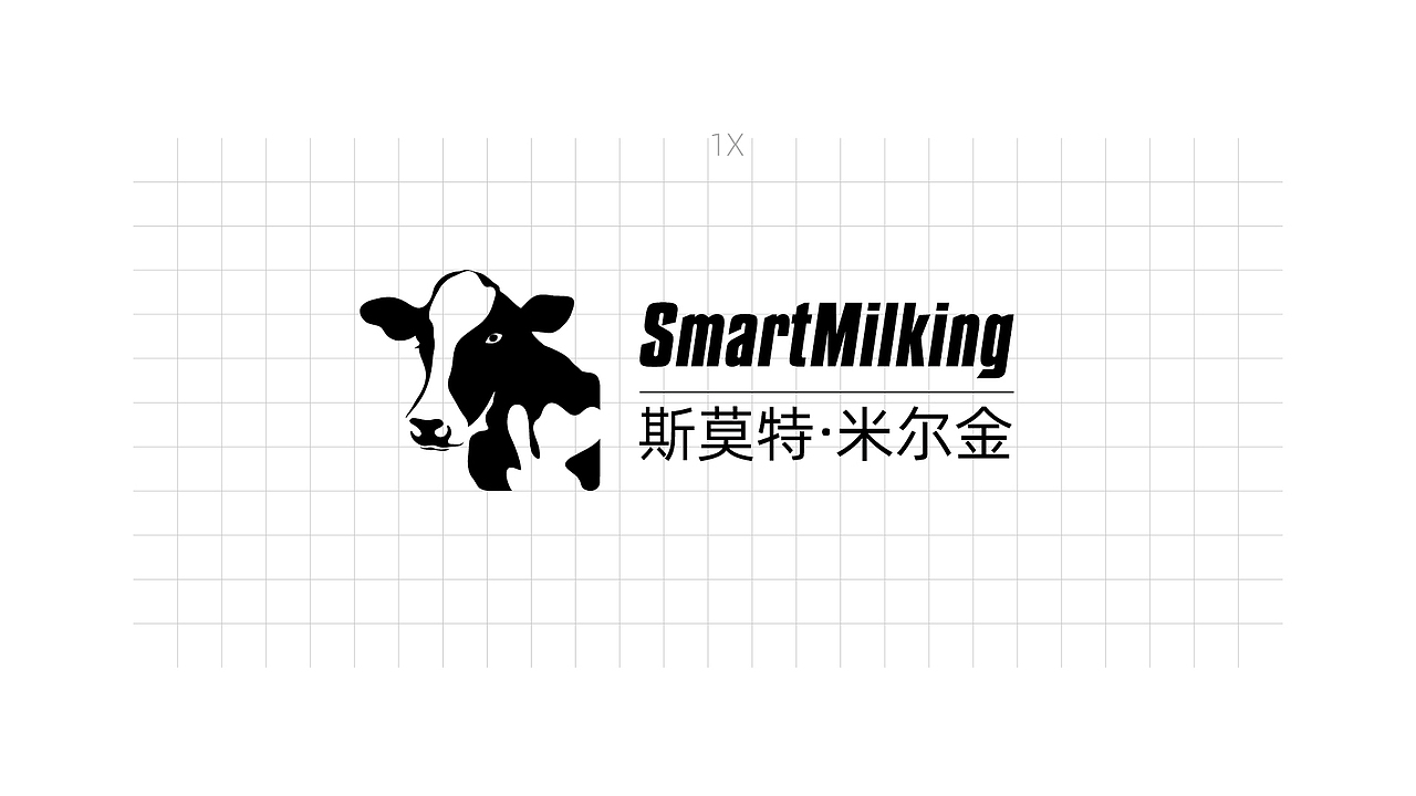 SmartMilking logo 设计