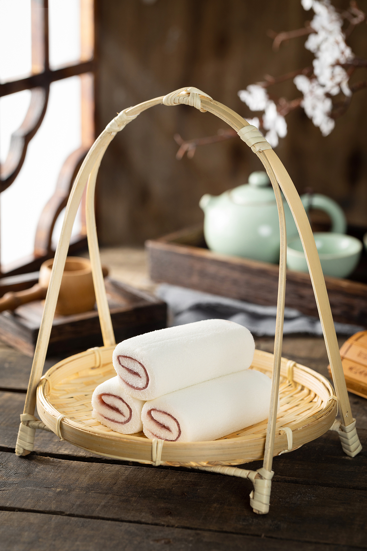 糕点|紫薯蒸米糕