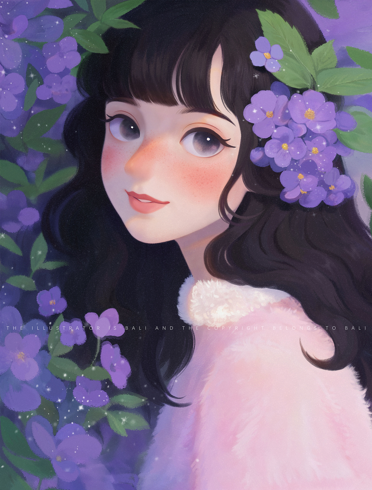 𝘎𝘪𝘳𝘭 ｜花语女孩（图ZMzYxNTkxMDIw） - 创作习作 - 站酷设计师八厘原创素材 - 站酷ZCOOL